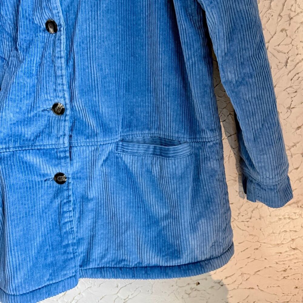Vintage Blair Blue Corduroy Teddy Jacket - Picture 4 of 13